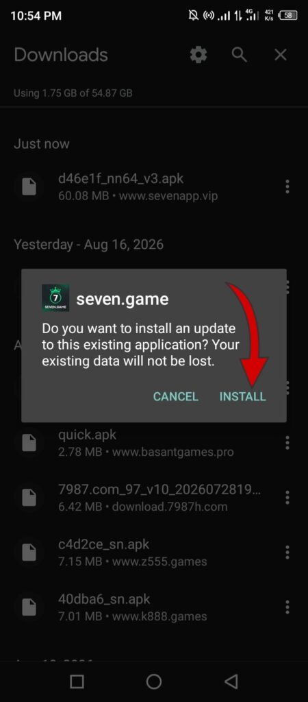 Install Seven Game