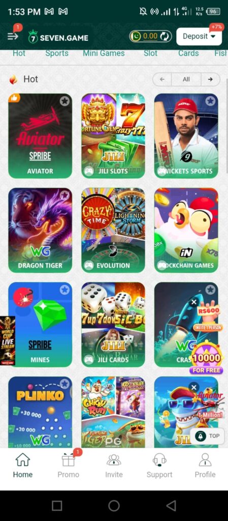 Seven Game Library